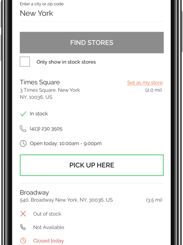 Inventory Availability on PDP