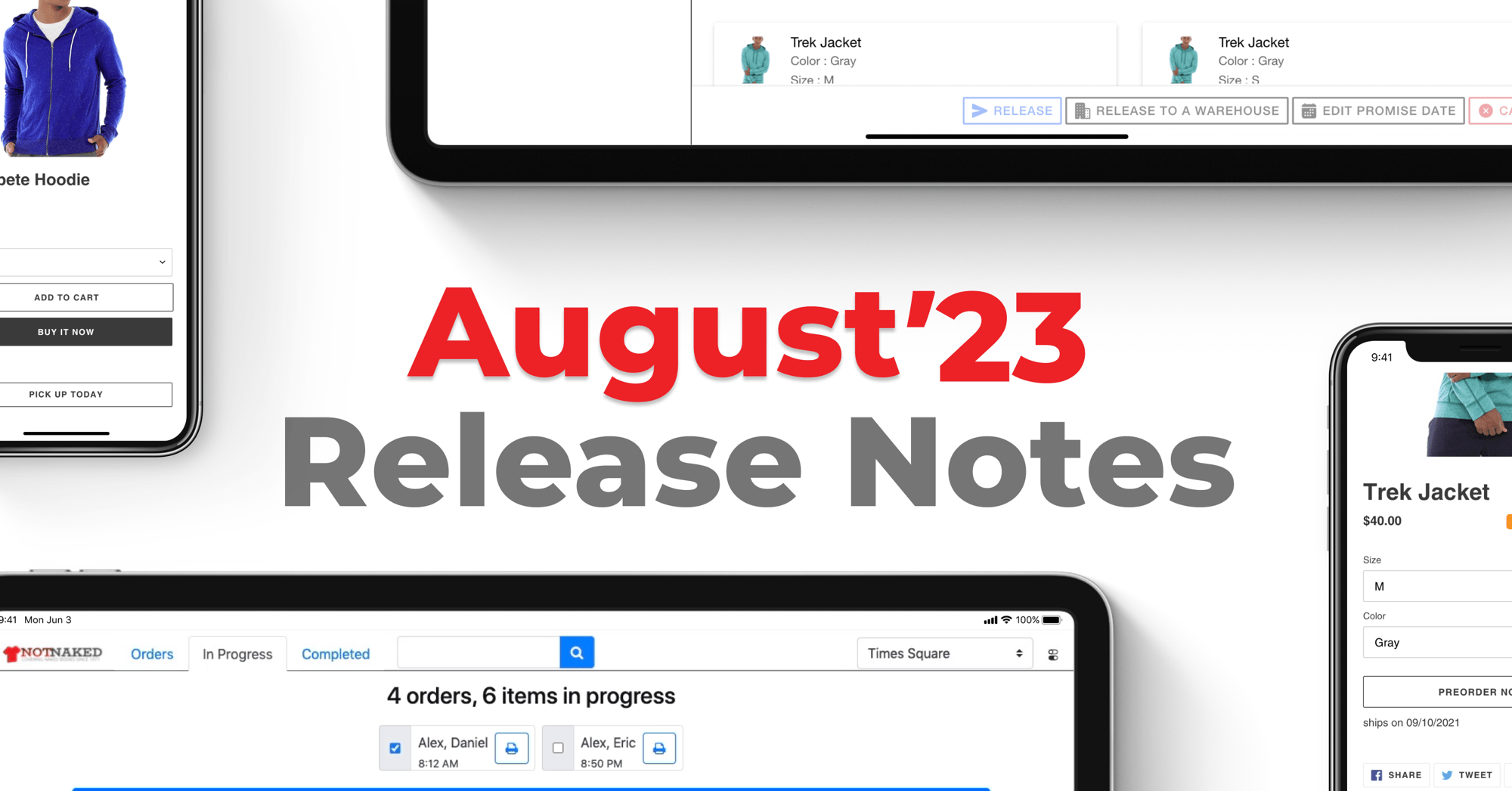 August release notes