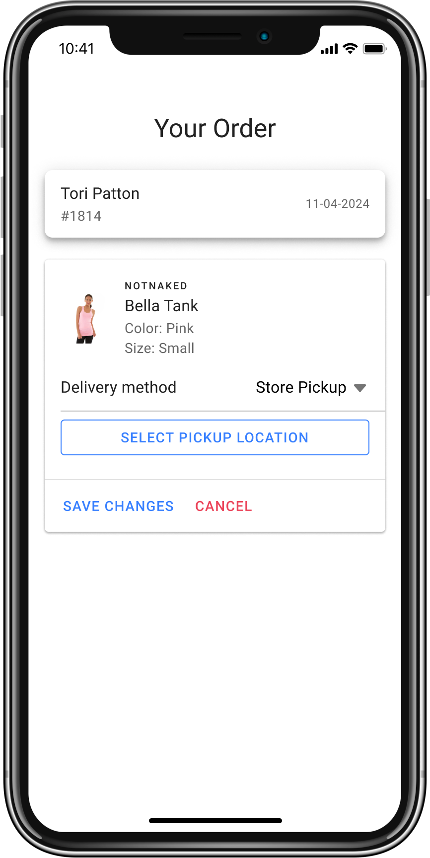 BOPIS choose alternate options