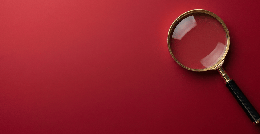 Magnifying glass examining a retail operations process to identify broken handoffs and timestamps in BOPIS order fulfillment.