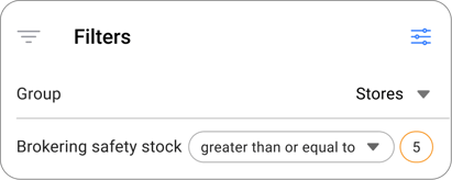 Apply brokering safety stock to route online orders to locations that have sufficient inventory levels and reduce the chances of order rejections