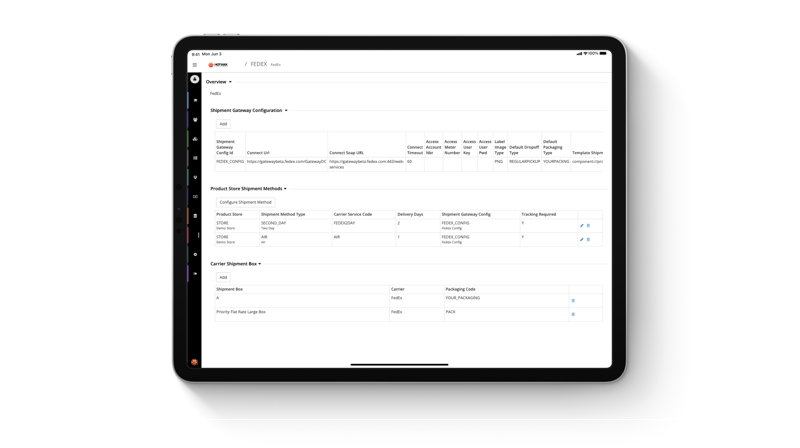 Carrier Setup Page-1