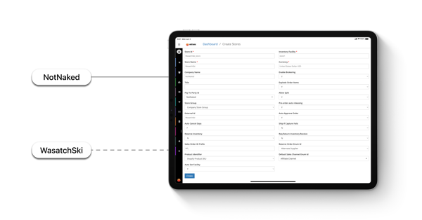 Introducing Create Product Store Page