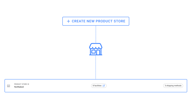 Create New Product Store