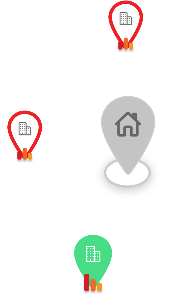Location pins