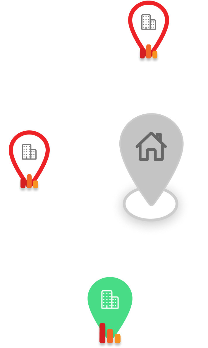 Location pins