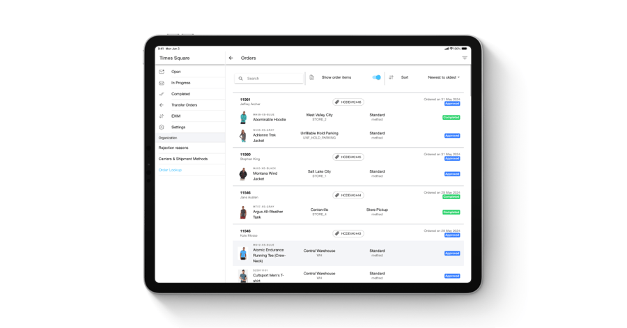 Introducing Order Lookup page