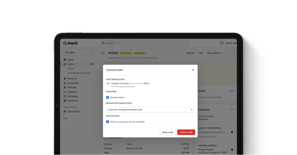 Configurable Restocking of Returns