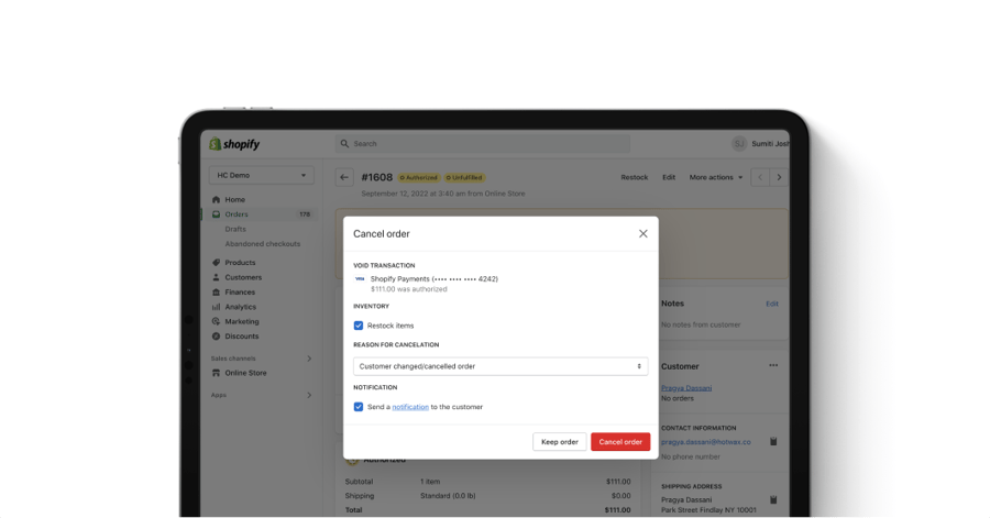 Configurable Restocking of Returns