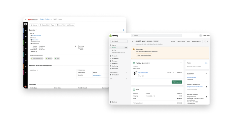 Sync Order Status on Shopify
