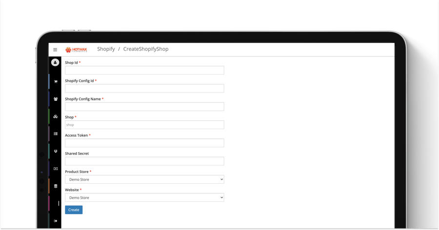 easily connect new shopify sites