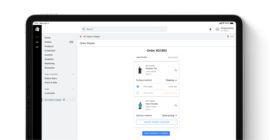 Launched Shopify Admin Helper App