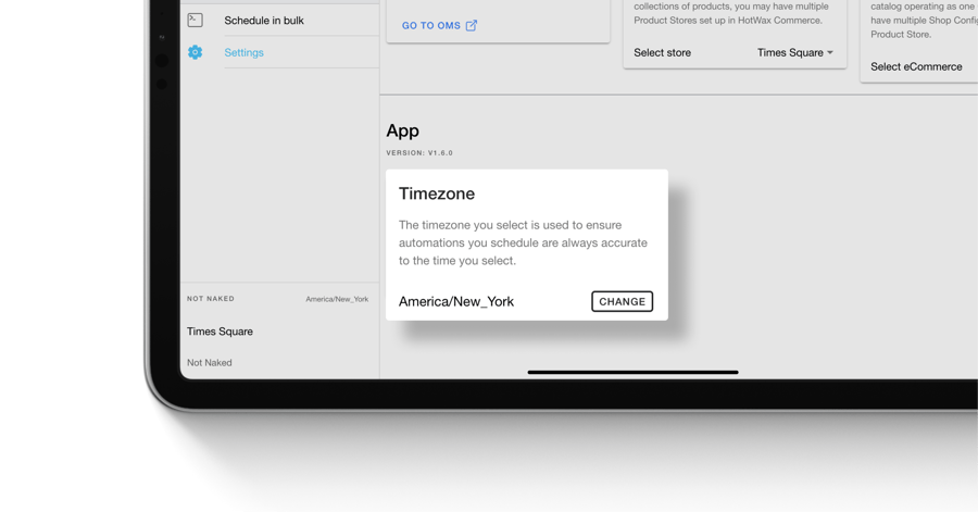 Set Preferred Timezone