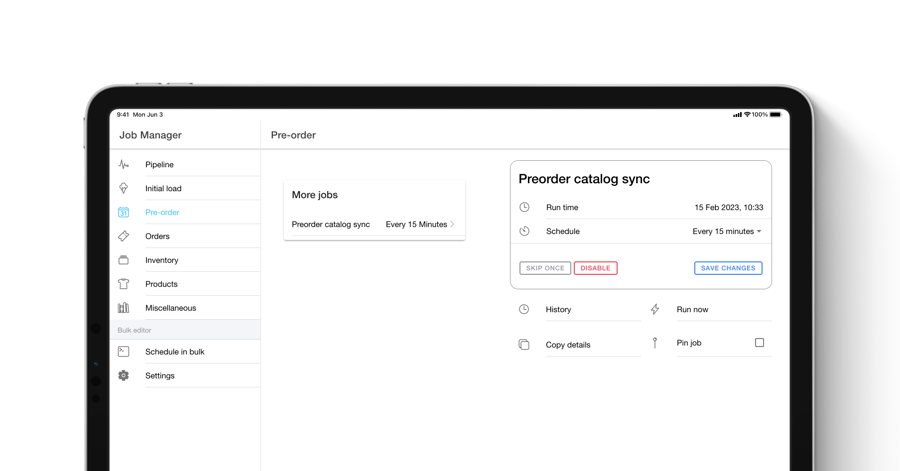 Pre-Order Listing-Delisting