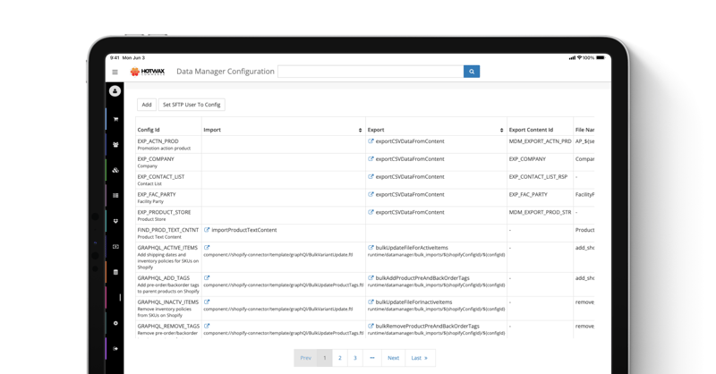 Data Manager Configurations