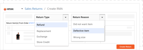 Return type and reasons-1