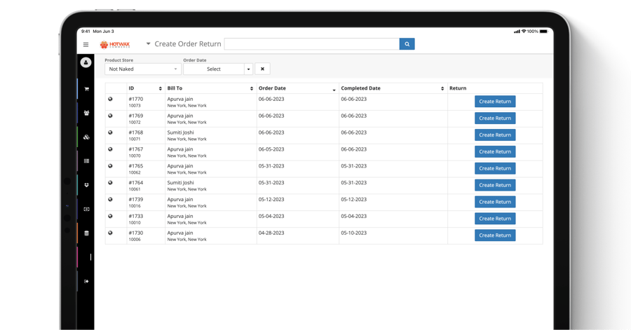 Launched In-Store Returns