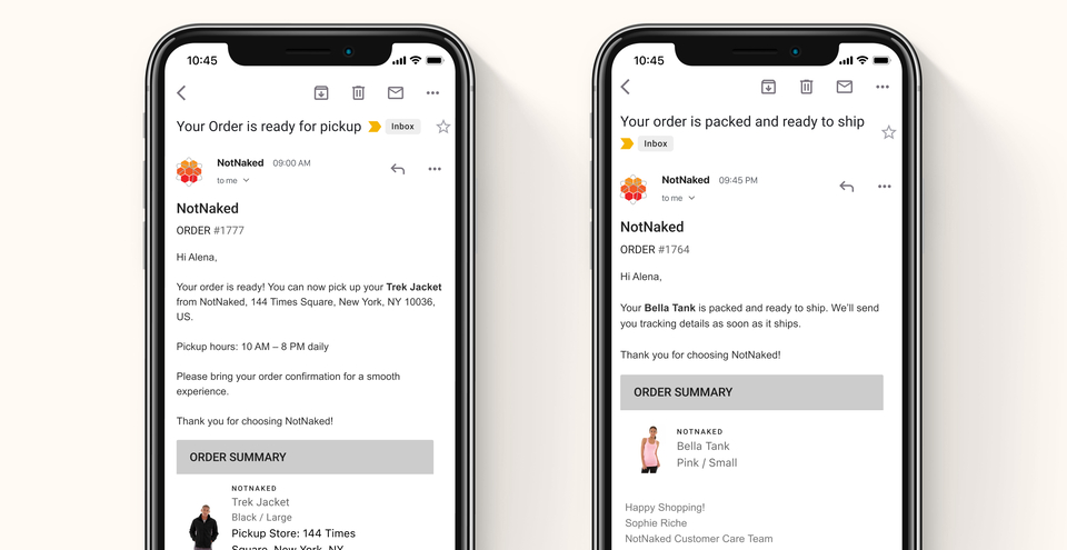 Image showing post purchase communication experience