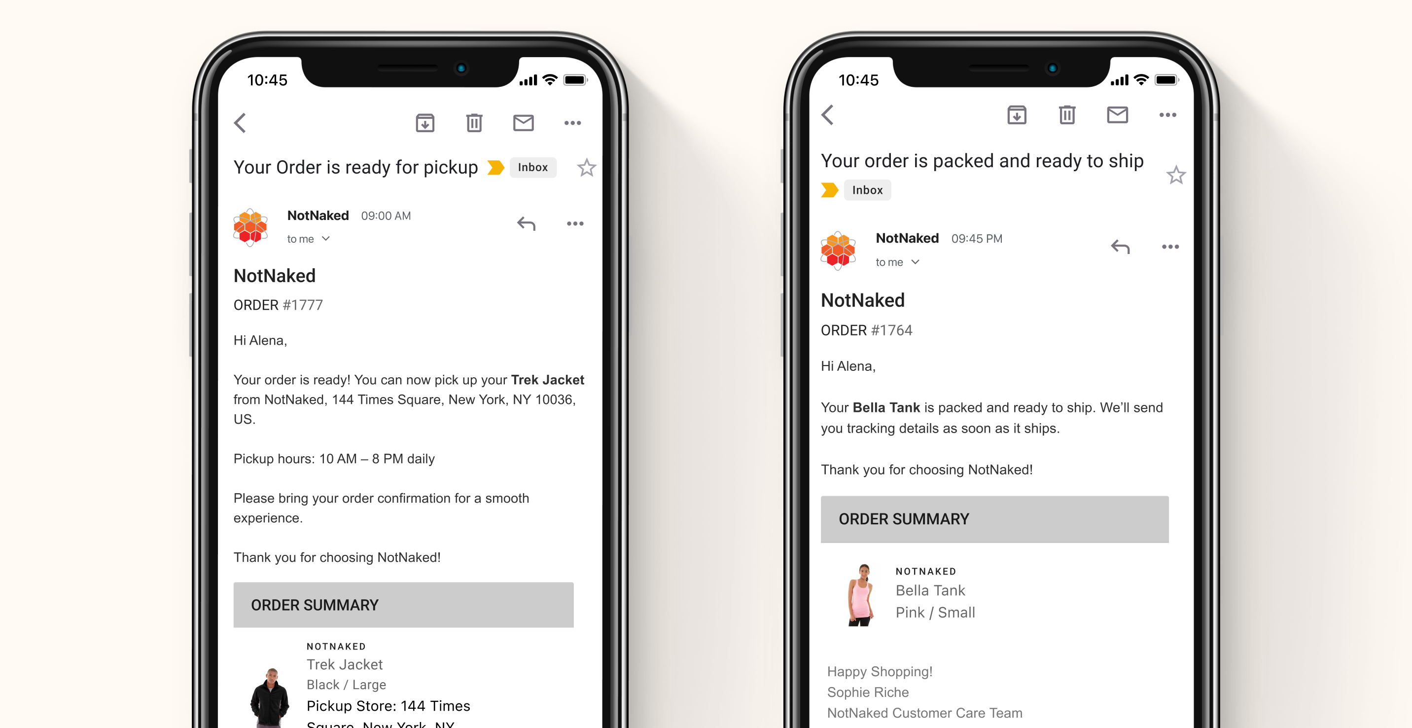 Image showing post purchase communication experience