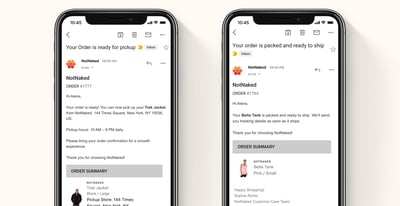 Image showing post purchase communication experience