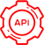 API icon for the modern integration APIs between NetSuite and HotWax Commerce