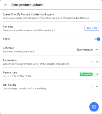 sync products in real-time
