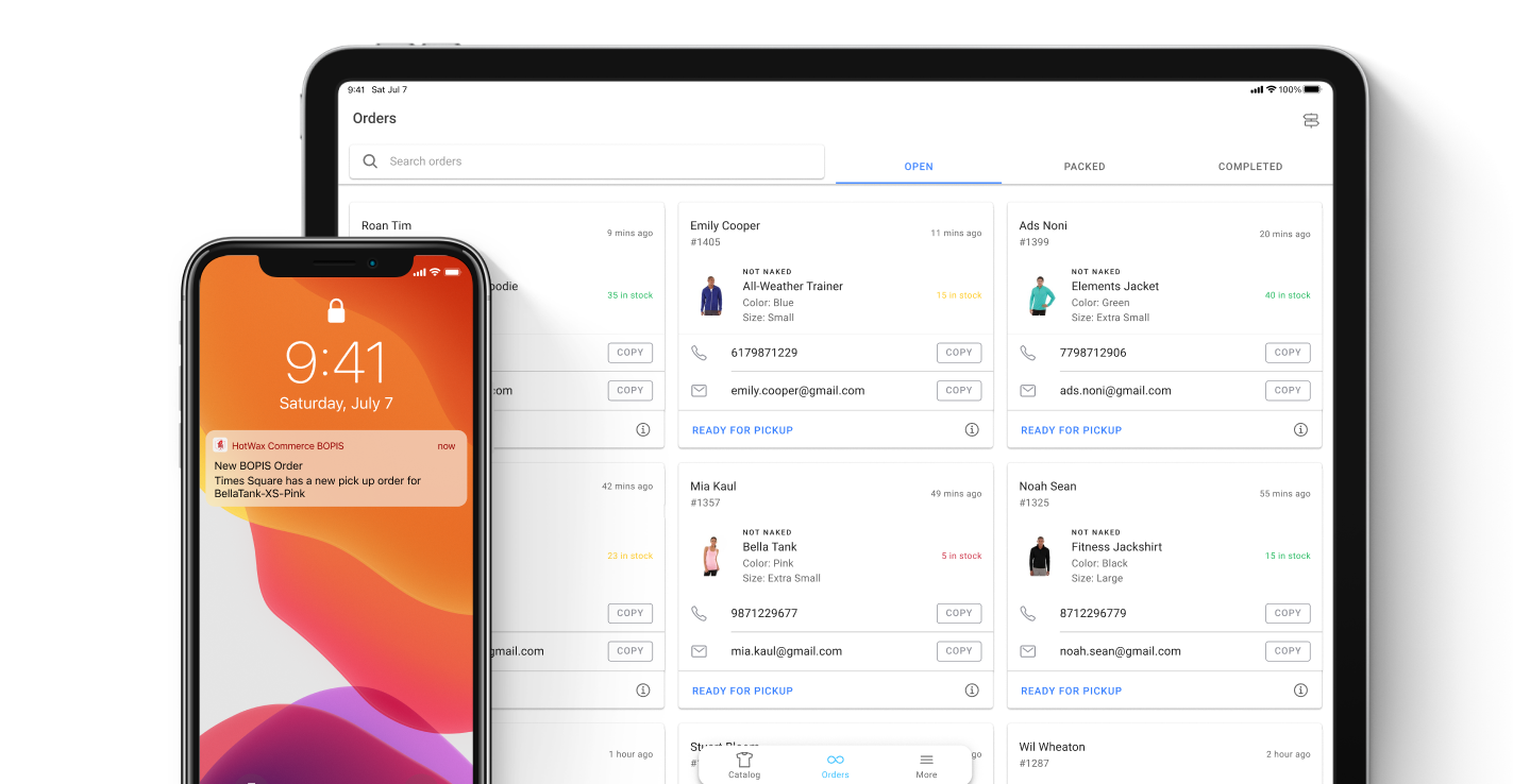 Fulfill Buy Online Pick Up In Store orders by BOPIS App