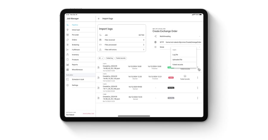 Directly View Data Manager Logs