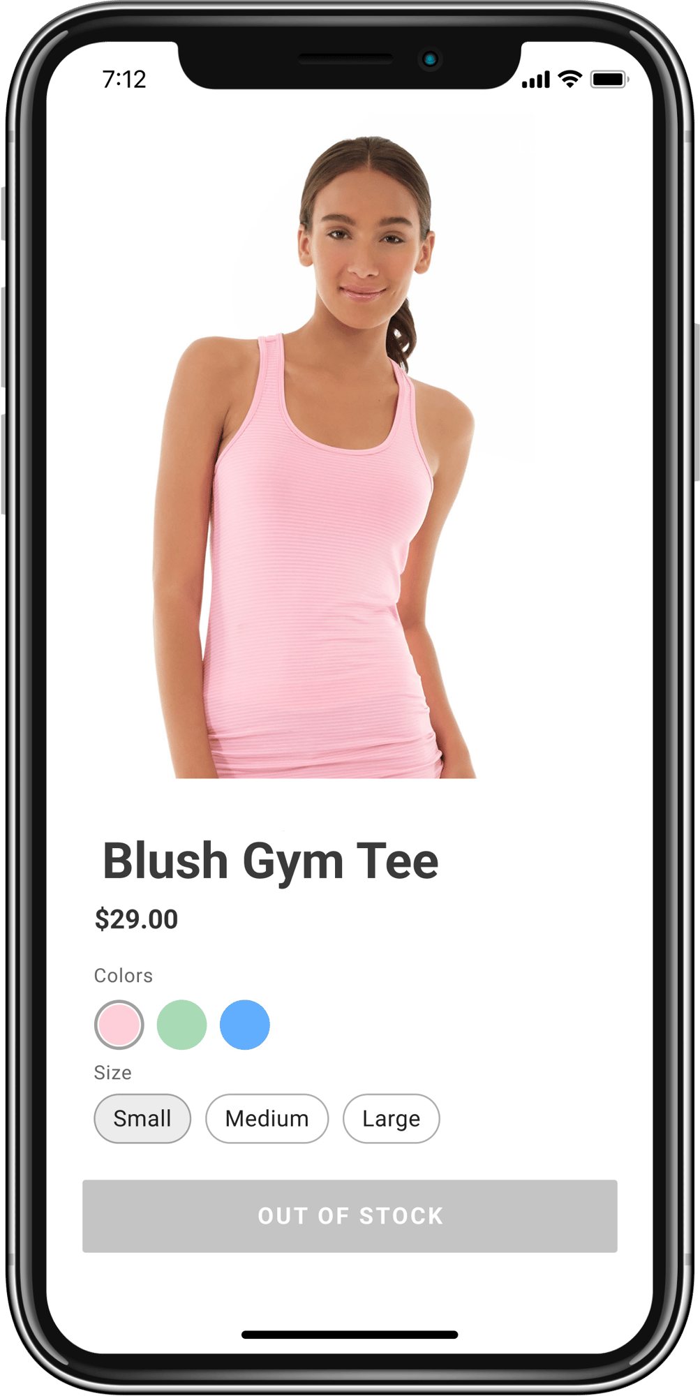 Pre-order product page on a phone that avoids overselling pre-order products