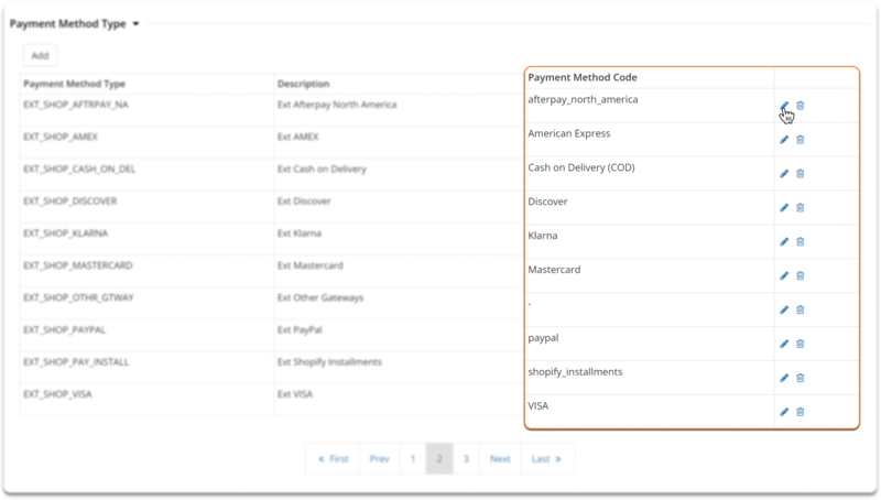 Payment methods managed on an order, in the HotWax Commerce May 2024 release