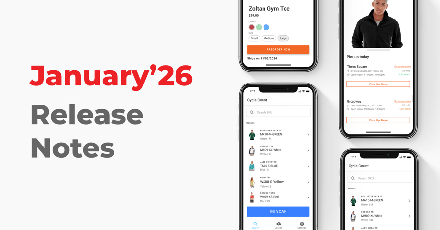 HotWax Commerce product updates of January 2026