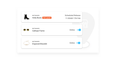 Scheduled Inventory Suppression for Products at Retail Locations