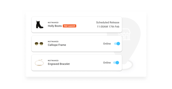 Scheduled Inventory Suppression for Products at Retail Locations