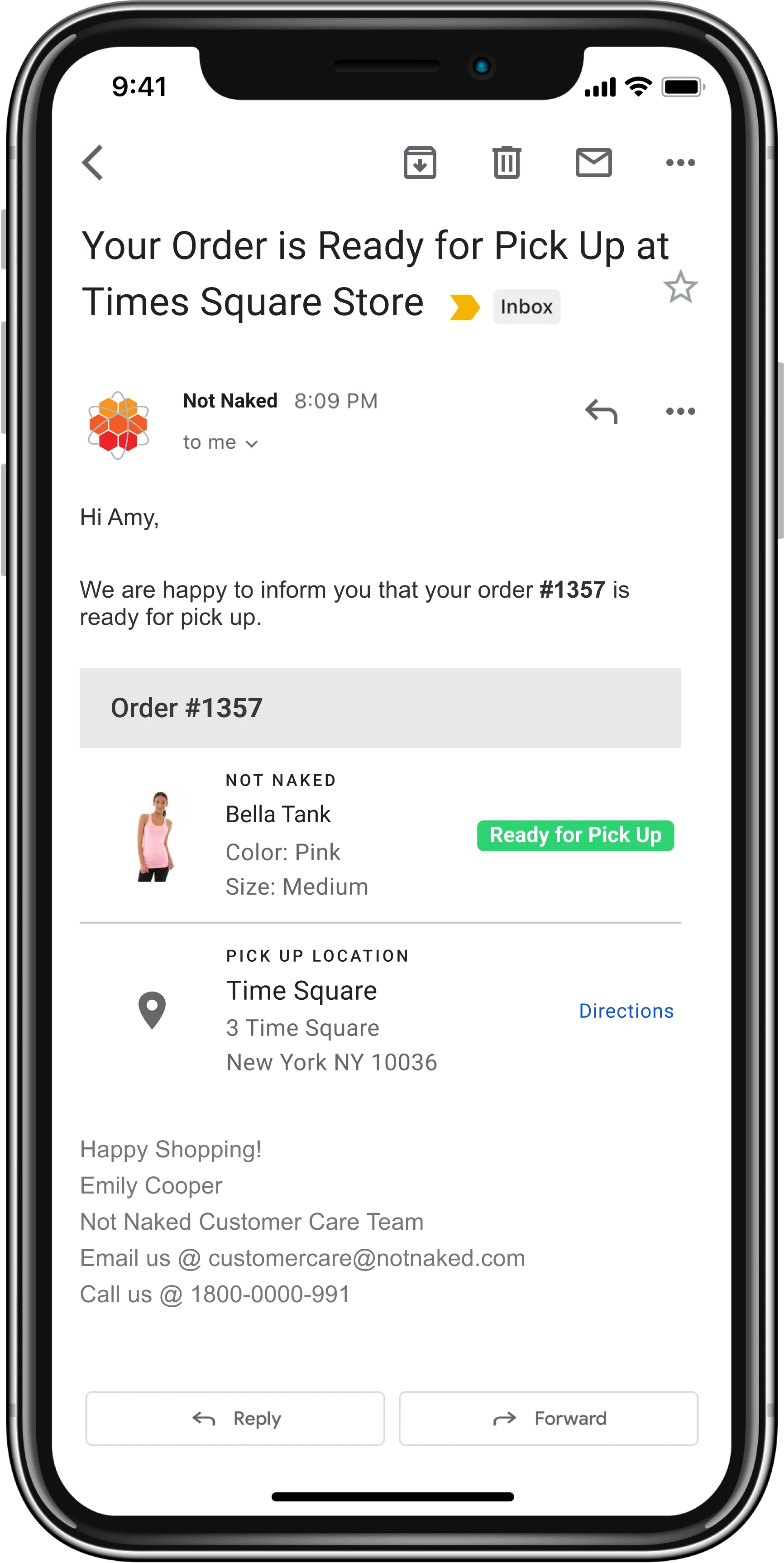 BOPIS_Notification