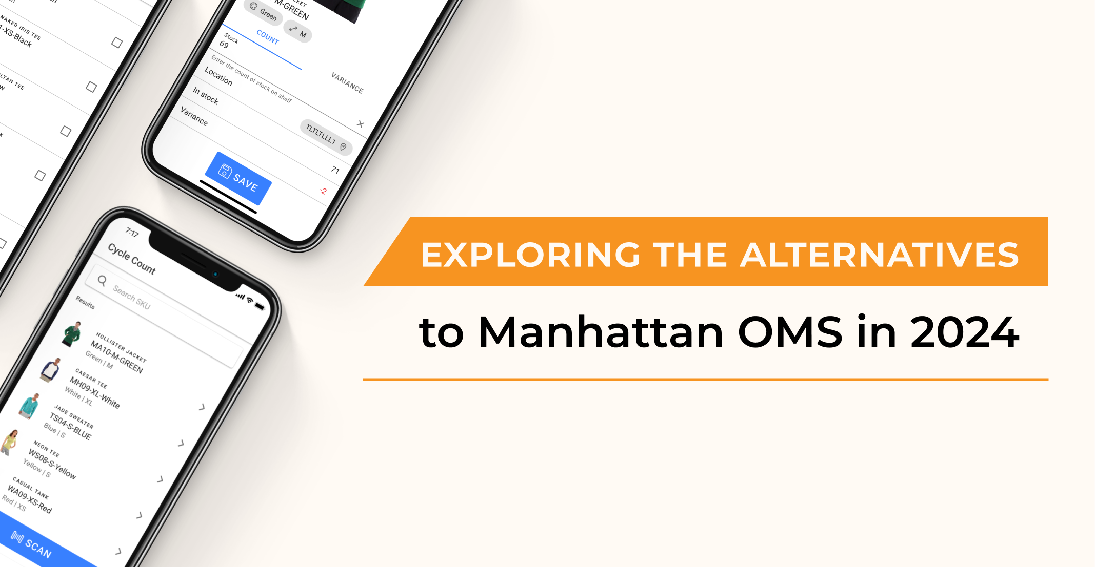 Exploring the alternatives to Manhattan OMS