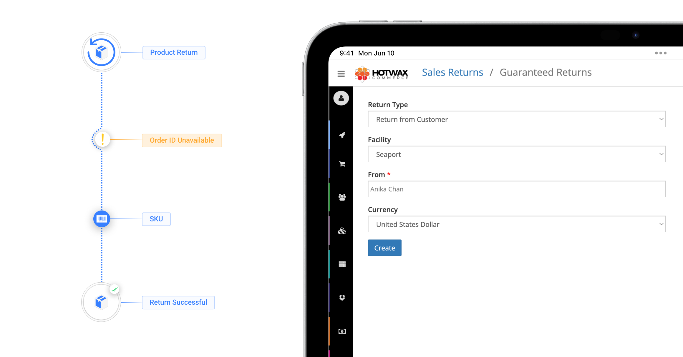 Process Returns Without Order IDs
