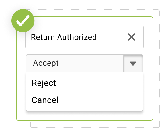 Verify return items
